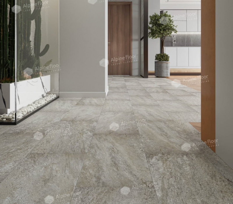 Кварц-виниловая плитка Alpine Floor Шеффилд Eco 4-13