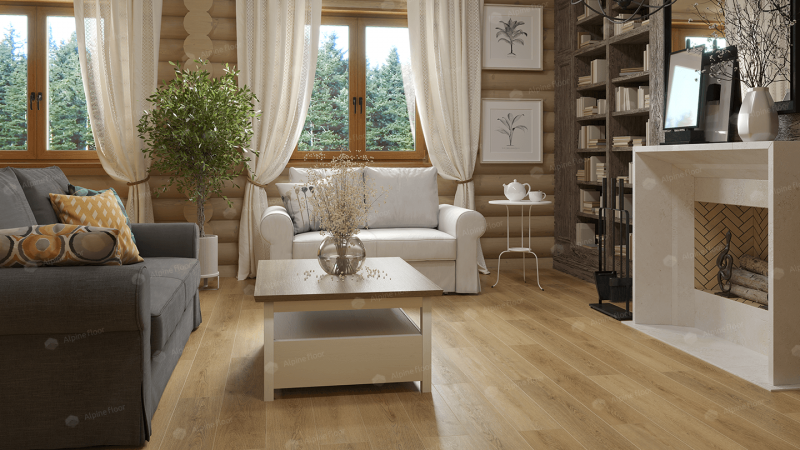Кварц-виниловая плитка Alpine Floor Есо 11-31 Сьерра
