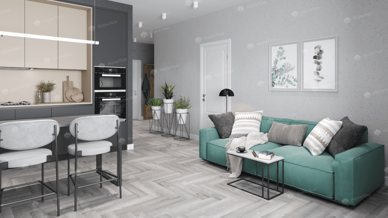 Виниловая плитка Alpine Floor Eco 16-18 Дуб Лейтена