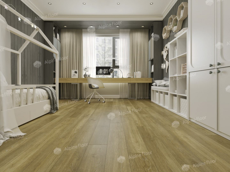 Кварц-виниловая плитка Alpine Floor Eco 141-8 Mc Бук