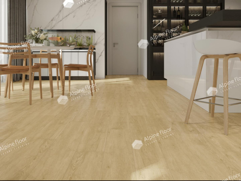 Виниловая плитка Alpine Floor Дуб Кремовый Eco 5-23