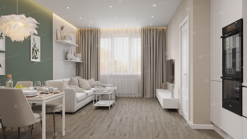 Кварц-виниловая плитка Alpine Floor Прэсто Eco 14-8