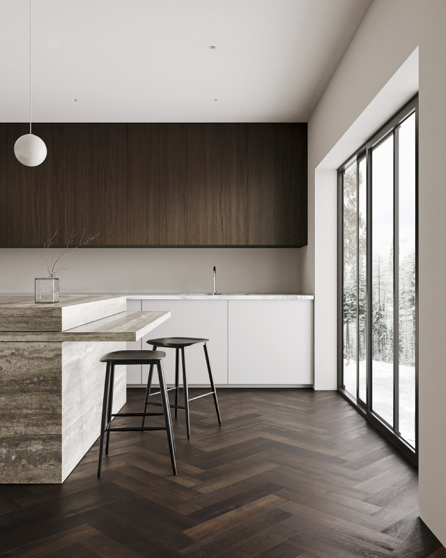 Кварц-виниловый ламинат Fargo Bevel Parquet 33-653-19 Дуб Стамбул