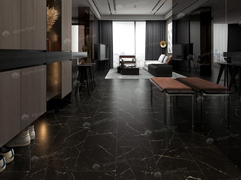 Кварц-виниловая плитка Alpine Floor Неро Eco 4-27
