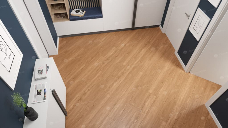 Кварц-виниловая плитка Alpine Floor Секвойя Royal Есо 6-4 Lvt