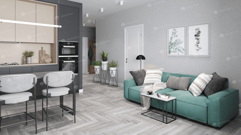 Виниловая плитка Alpine Floor Eco 16-18 Дуб Лейтена