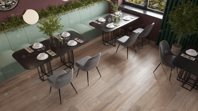 Кварц-виниловая плитка Alpine Floor Дуб Персиковый Eco 7-20 Aba