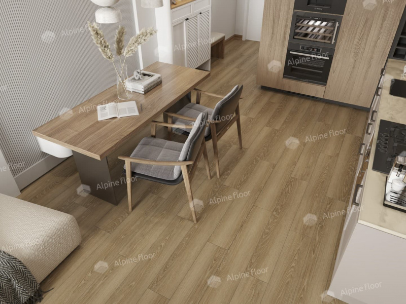 Виниловая плитка Alpine Floor Eco 3-38 Дуб Сантана
