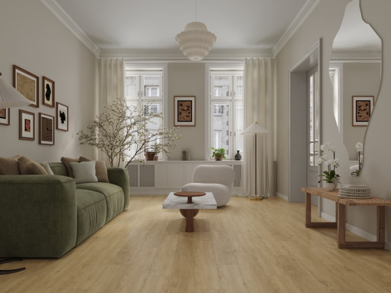 Кварц-виниловая плитка Alpine Floor Гранд Секвойя Миндаль Eco 11-608 Мс