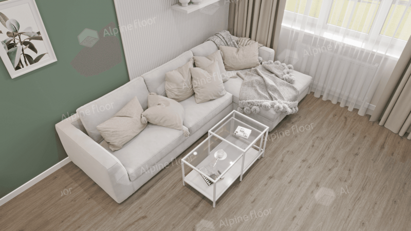 Кварц-виниловая плитка Alpine Floor Прэсто Eco 14-801