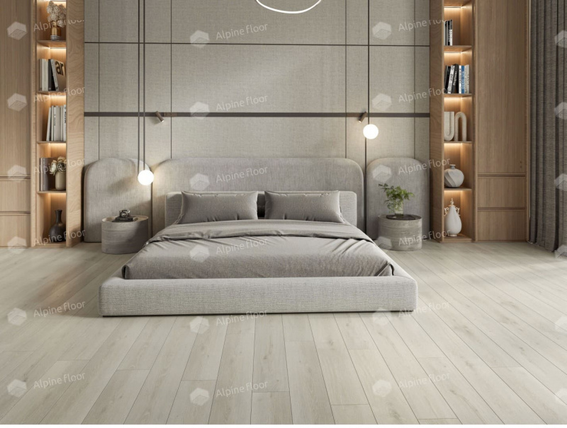 Виниловая плитка Alpine Floor Дуб Пепельный Eco 5-16