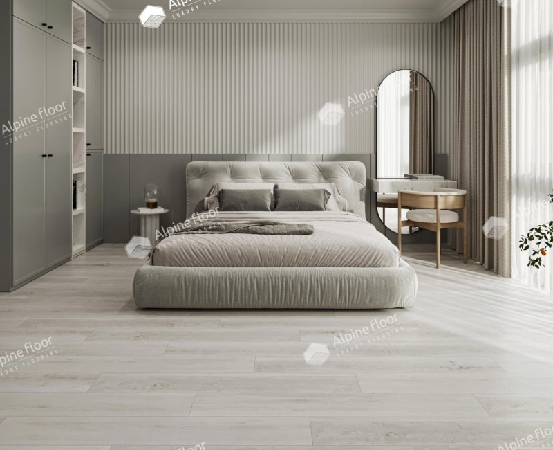 Виниловая плитка Alpine Floor Дуб Полярный Eco 5-19