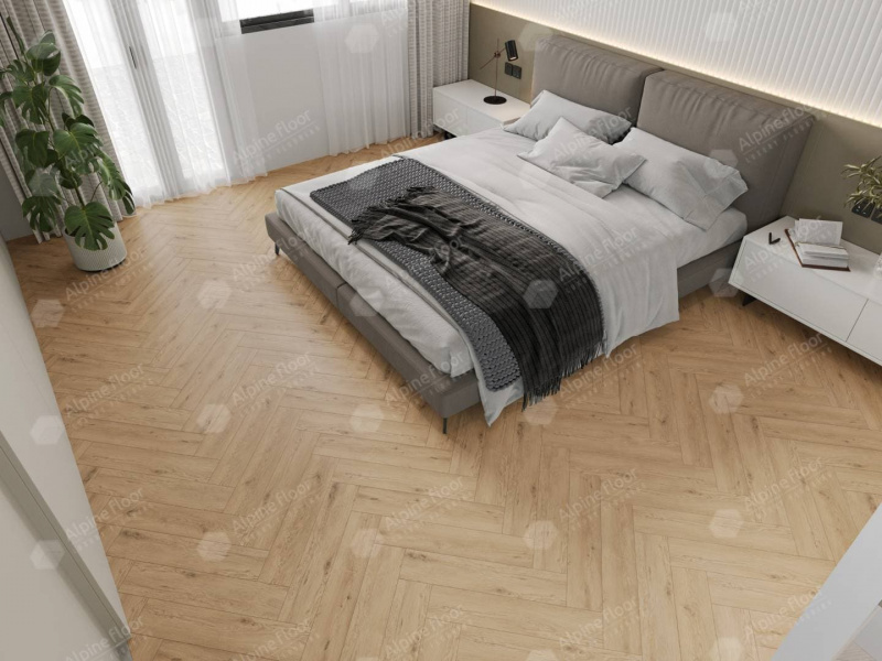 Кварц-виниловая плитка Alpine Floor Дуб Ригель Eco 13-24