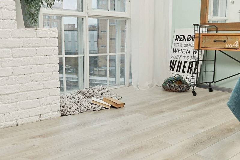 Кварц-виниловая плитка Alpine Floor Дуб Белая Ночь Eco 7-2 Aba
