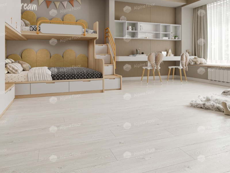 Кварц-виниловая плитка Alpine Floor Секвойя Light Есо 6-3