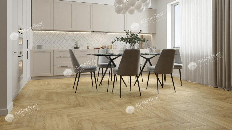 Виниловая плитка Alpine Floor Есо 16-3 Дуб Ваниль Селект