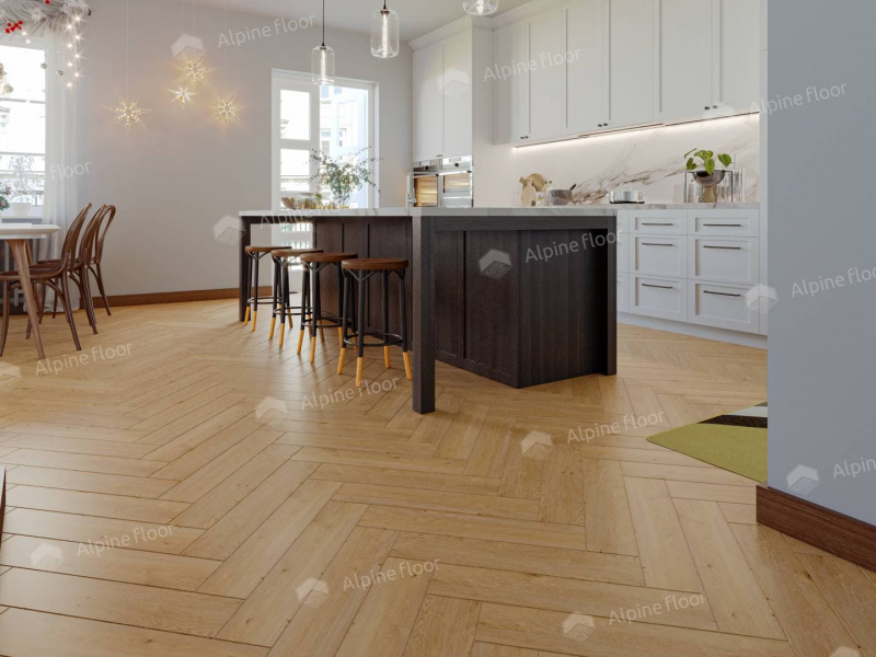Кварц-виниловая плитка Alpine Floor Дуб Хатиса Eco 13-27