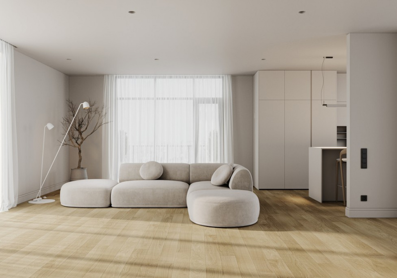 Кварц-виниловый паркет Quartz Parquet 7-1258-58 Дуб Хельсинки