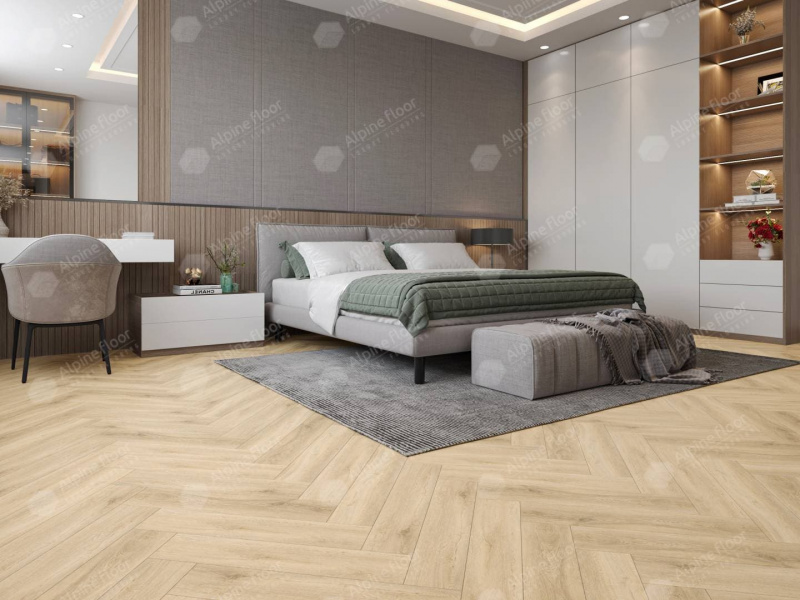 Кварц-виниловая плитка Alpine Floor Дуб Ригель Eco 13-24