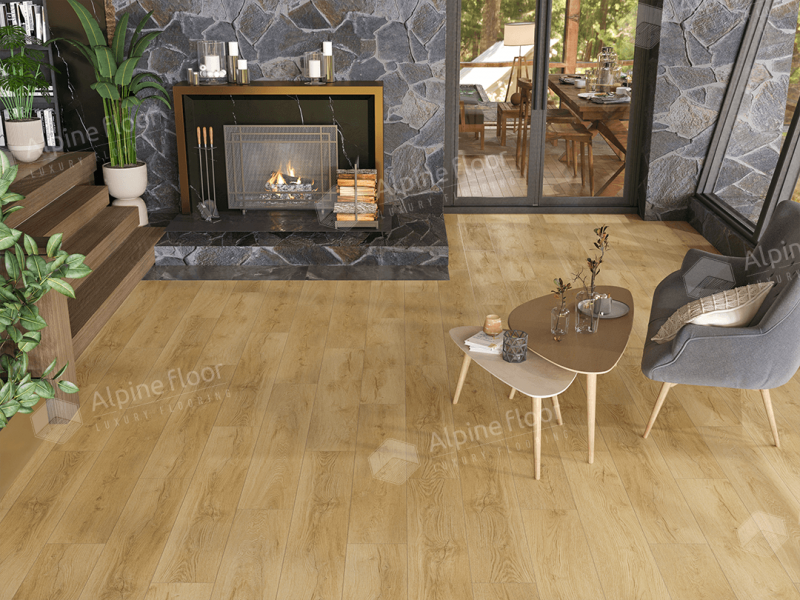 Кварц-виниловая плитка Alpine Floor Eco 21-17 Жардин