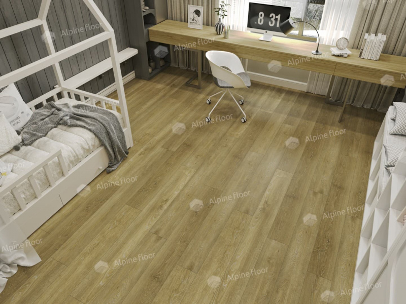 Кварц-виниловая плитка Alpine Floor Eco 141-8 Mc Бук