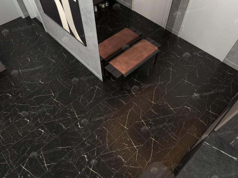 Кварц-виниловая плитка Alpine Floor Неро Eco 4-27