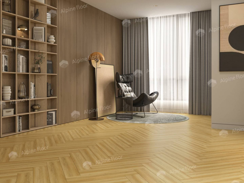 Кварц-виниловая плитка Alpine Floor Дуб Поллукс Eco 13-28