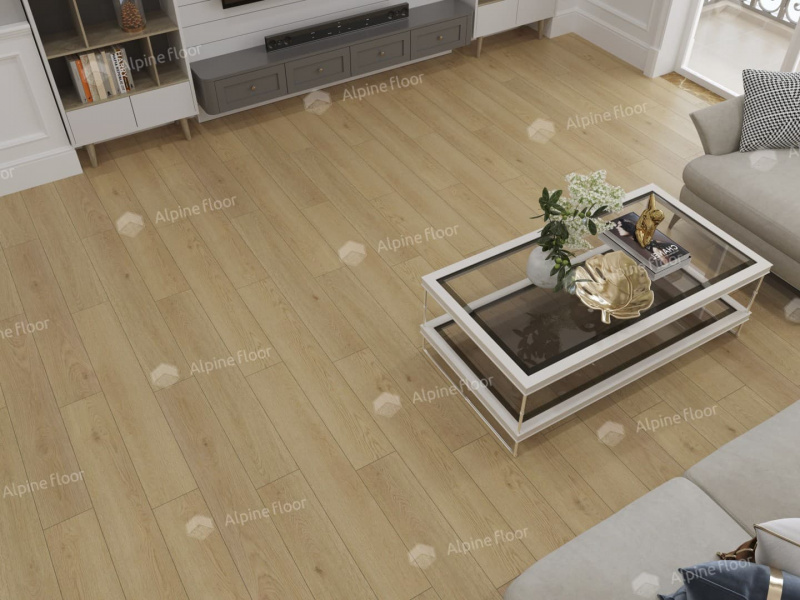 Виниловая плитка Alpine Floor Eco 3-37 Дуб Марципановый
