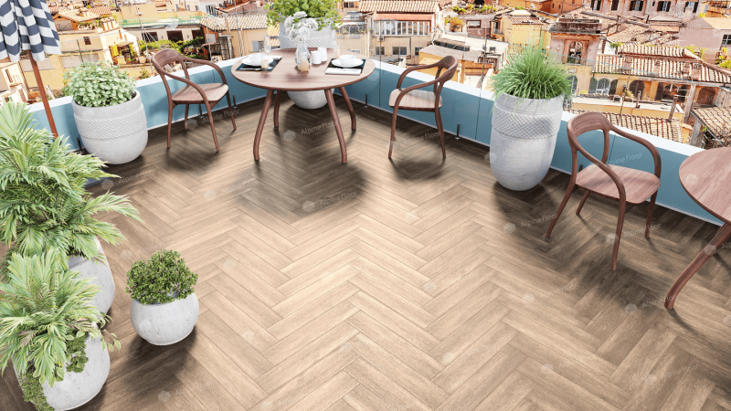 Кварц-виниловая плитка Alpine Floor Eco 19-10 Макадамия