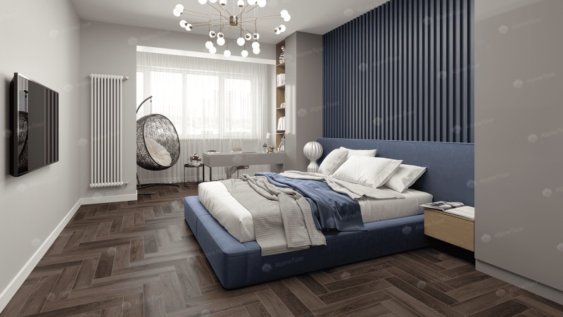 Кварц-виниловая плитка Alpine Floor Eco 19-16 Фафнир