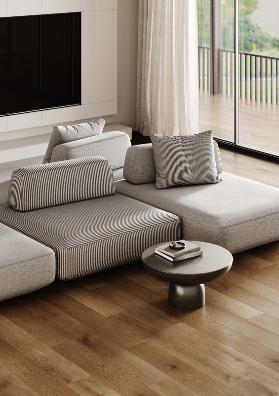 Кварц-виниловый ламинат Fargo Bevel 50-653-76 Дуб Окленд