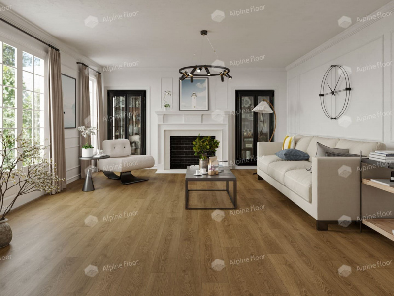 Кварц-виниловая плитка Alpine Floor Аллегро Eco 14-101