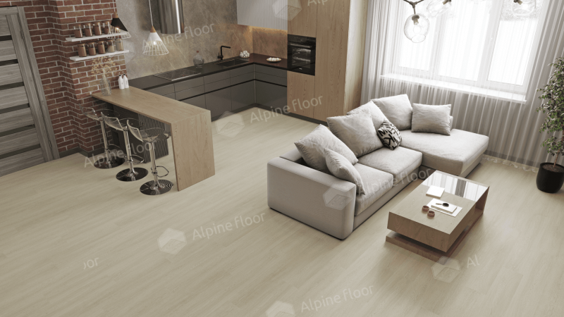 Кварц-виниловая плитка Alpine Floor Ленто Eco 14-501