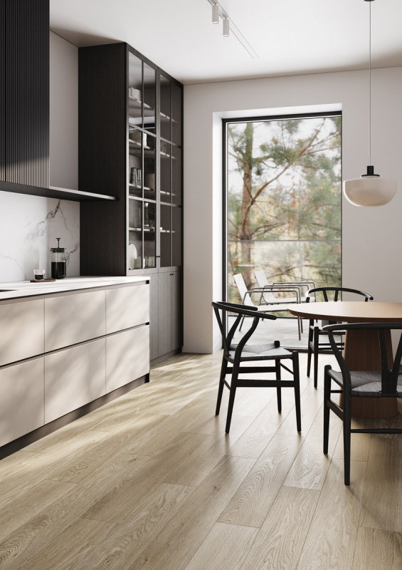 Кварц-виниловый ламинат Fargo Bevel 50-2123-44 Дуб Кремовый