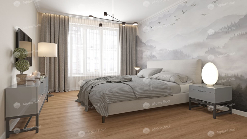 Виниловая плитка Alpine Floor Дуб Рыжий Eco 3-21