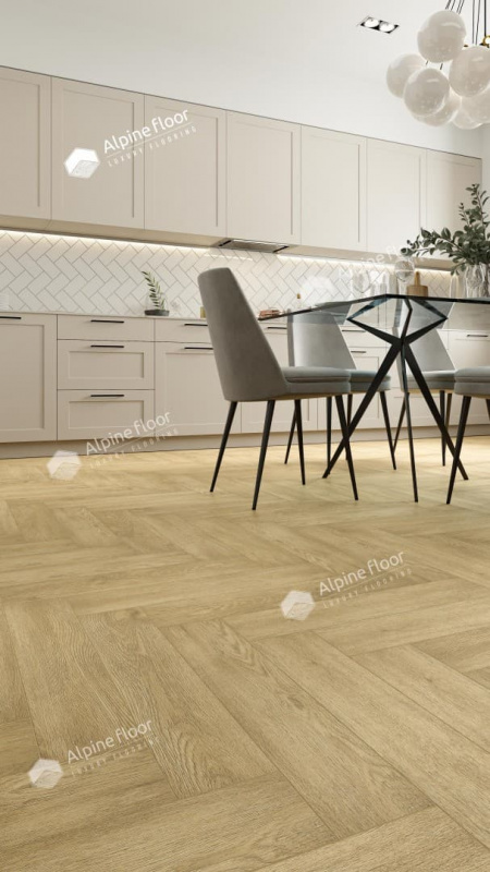 Виниловая плитка Alpine Floor Есо 16-3 Дуб Ваниль Селект